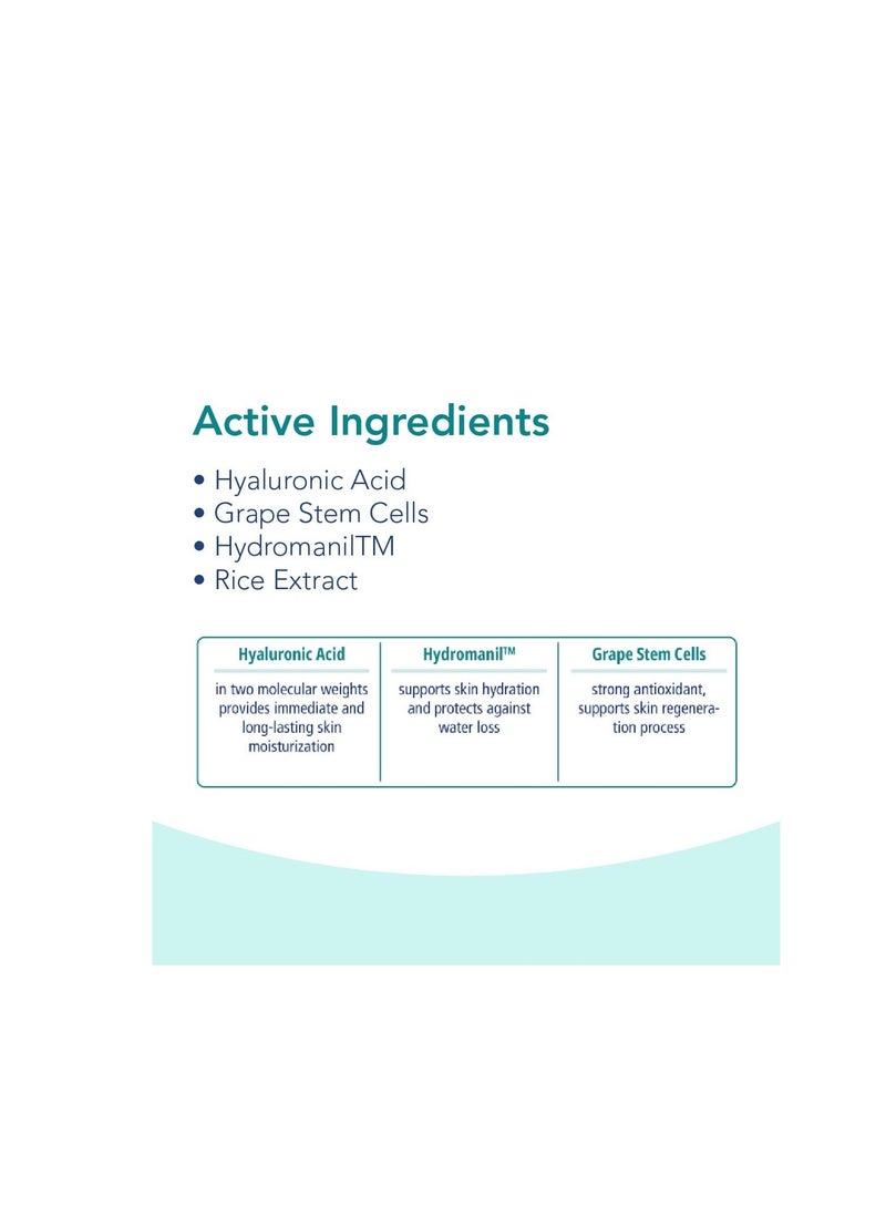 نوفاكلير Novaclear Hydro Serum – Highly Concentrated Hyaluronic Acid with Grape Stem Cells & Hydromanil™ – Deep Hydration & Anti-Aging Face Serum 30 ML - Image 2
