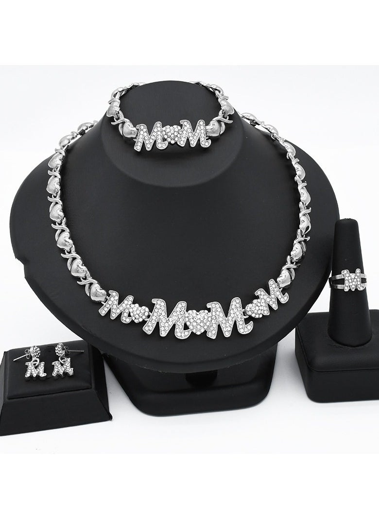 Mark Fairwhale European and American Fashion Multi-layer Woven Women's Necklace Set 