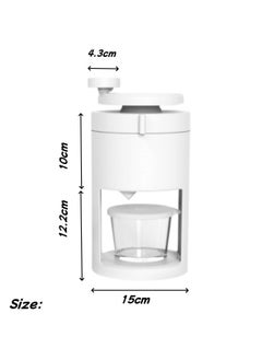 Aikenn Shaved Ice Maker,Slushie Machine,Portable Ice Crusher,with 2 Reusable Plastic Ice Mold Cups,Multi-Purpose Ice Shaver Machine for Homemade Shaved Ice, Snow Cones, Slushies, Cocktails  - Image 2