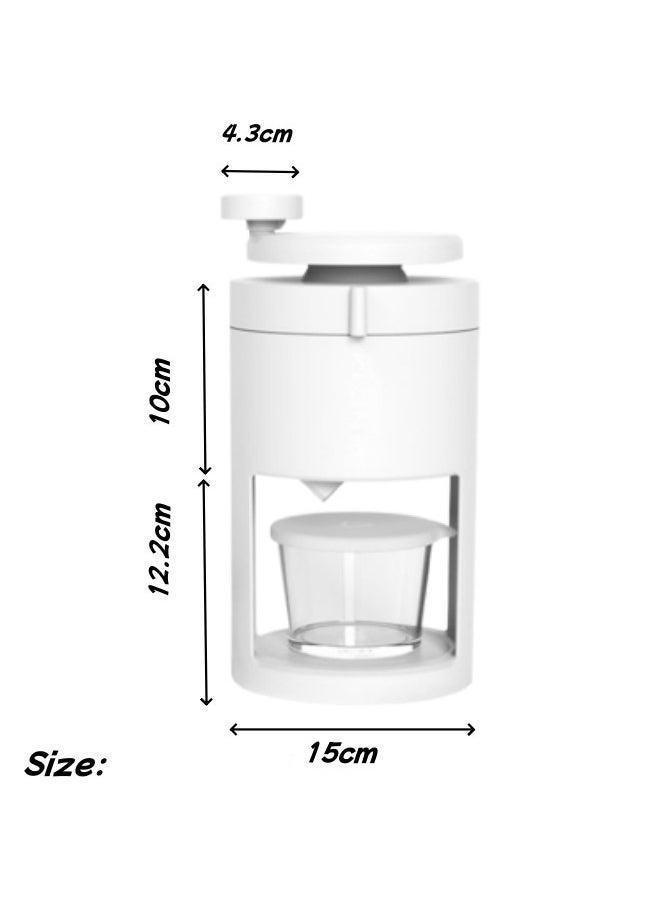 Aikenn - Shaved Ice Maker,Slushie Machine,Portable Ice Crusher,with 2 Reusable Plastic Ice Mold Cups,Multi-Purpose Ice Shaver Machine for Homemade Shaved Ice, Snow Cones, Slushies, Cocktails - Image 1