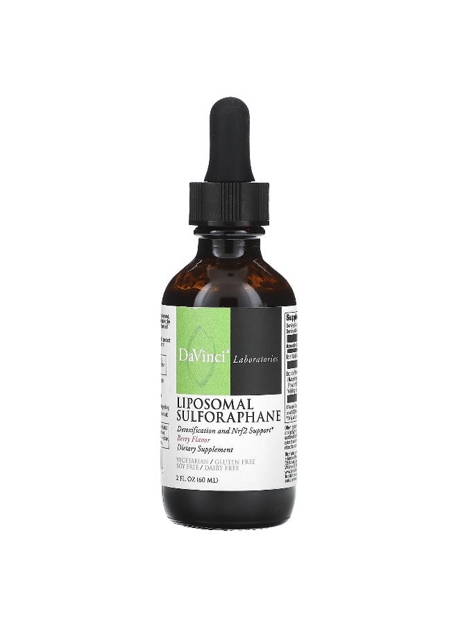DaVinci Laboratories DaVinci Laboratories, Liposomal Sulforaphane, Berry, 2 fl oz (60 ml  - Image 1