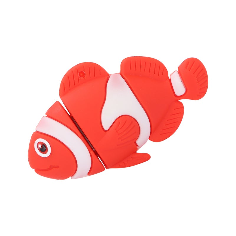 Cartoon U Disk Red Clownfish Appearance High Speed Bulk Storage Flash Drive Memory Device16GB - Image 4