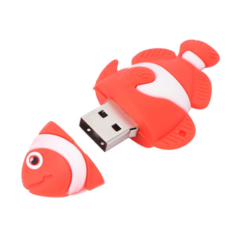 Cartoon U Disk Red Clownfish Appearance High Speed Bulk Storage Flash Drive Memory Device16GB - Image 2