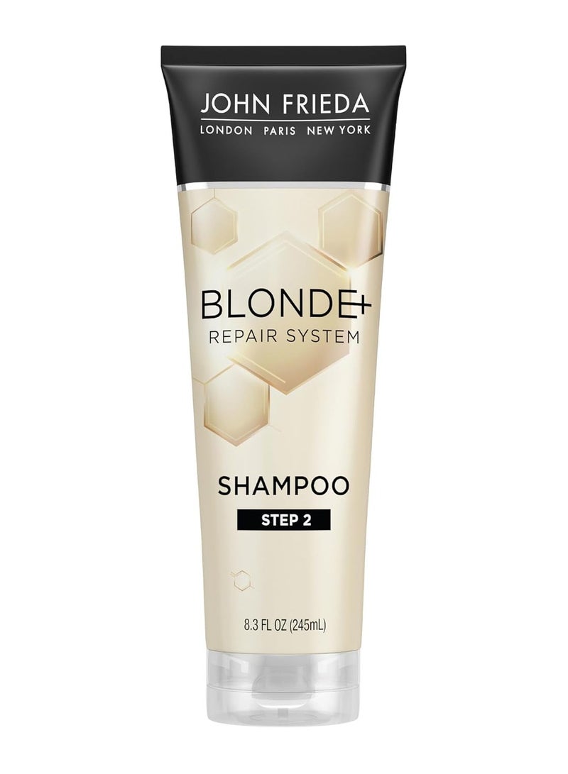 John Frieda John Frieda Repair Shampoo Bond-Building Formula, for Blonde,Damaded Hair, Vegan, Cruelty & Paraben-Free, Not Tested On Animals 8.3 Fl Oz  - Image 1