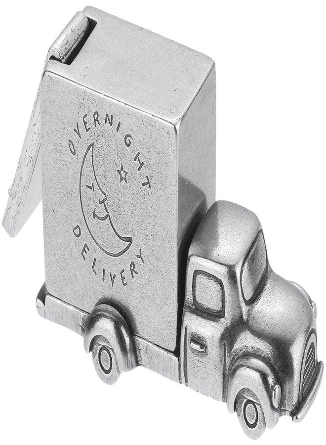 DANFORTH- Truck Tooth Fairy Box - Handcrafted Pewter Toothfairy Box For Boys and Girls - 1 ¼” Tall X 2 ¼” Wide - Made In USA - Image 1