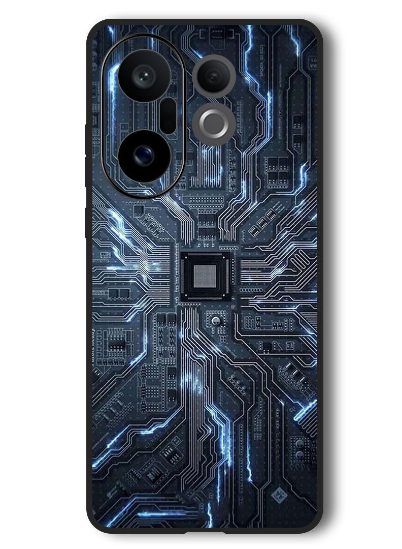 Theodor Case Compatible with Vivo X200 FE 6.31 Inch Protection Shockproof Bumper Cover Hardware Circuit - Image 1