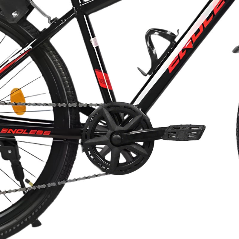 Endless High Carbon Steel 18" Frame, 26" Wheels Mountain Bike with Shimano Tourney Gear Shifter for Adults|Disc Brakes, Adjustable Seat, All Terrain Tyres, Suspension MTB Cycle for Unisex - Image 2