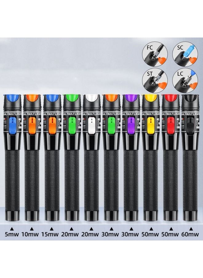 BURAQ - 1-60 km Optical Fiber Red Light Pen 5/10/15/20/30/50/60MW Red Light Source Light Pen, Specification: 20mW White - Image 1