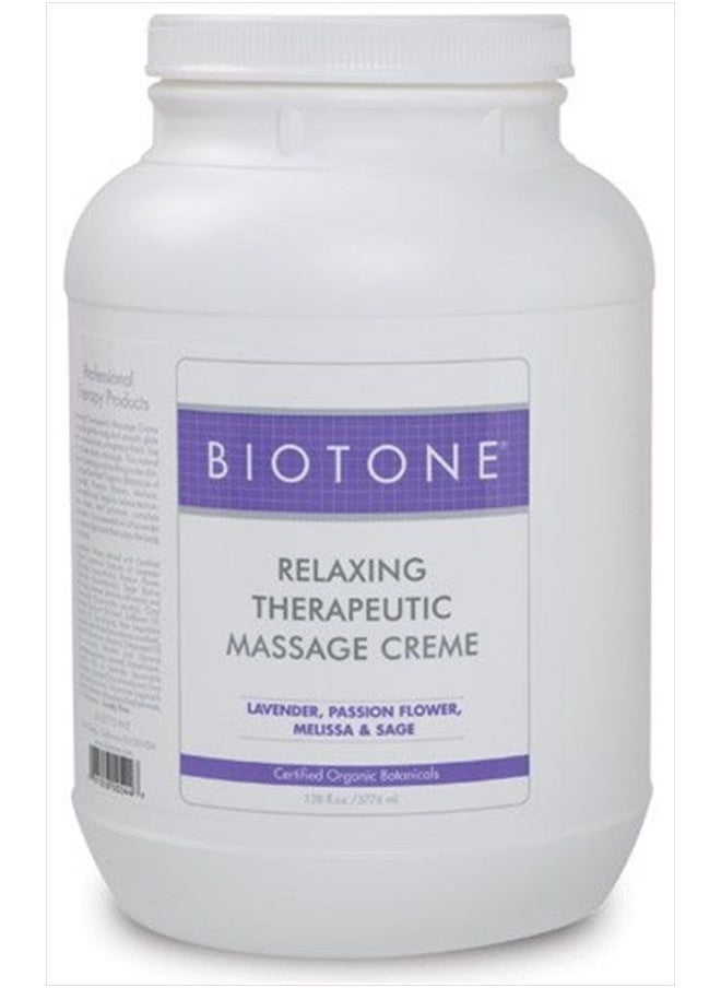 Biotone - BIOTONE Relaxing Therapeutic Massage Creme - 1 Gallon - Image 1