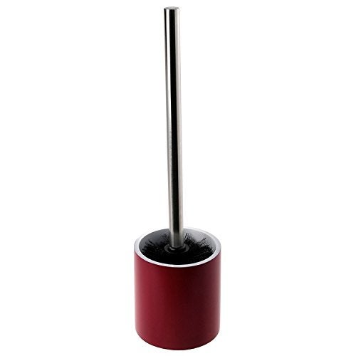 Gedy YU33-53 Yucca Brush Holder, 2" L x 3.51" W, White, Ruby Red - Image 2