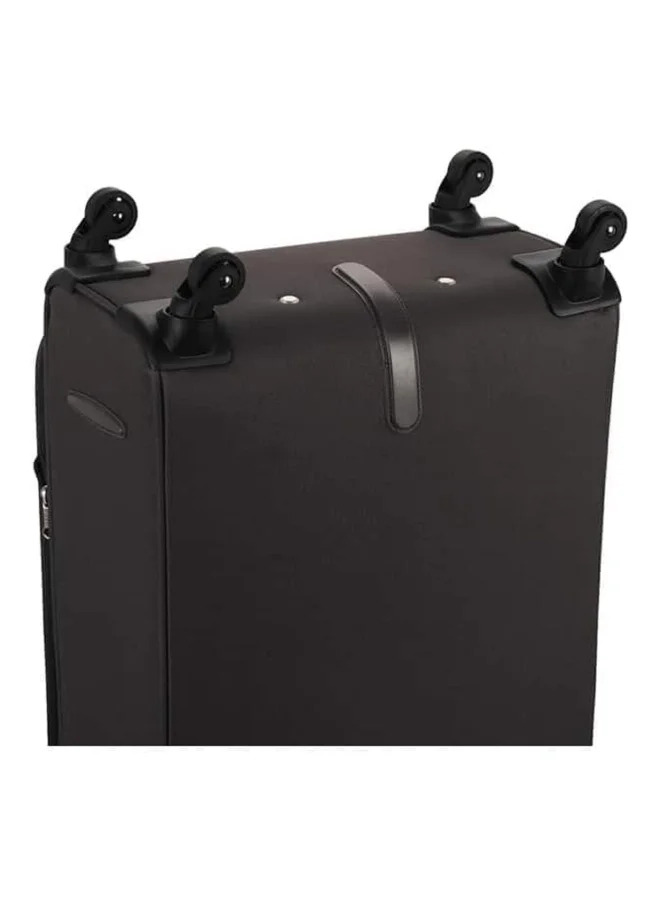 AMERICAN TOURISTER Duncan + 360 Spinning Wheels Luggage Trolley Bag Black - 3 Years Global Warranty