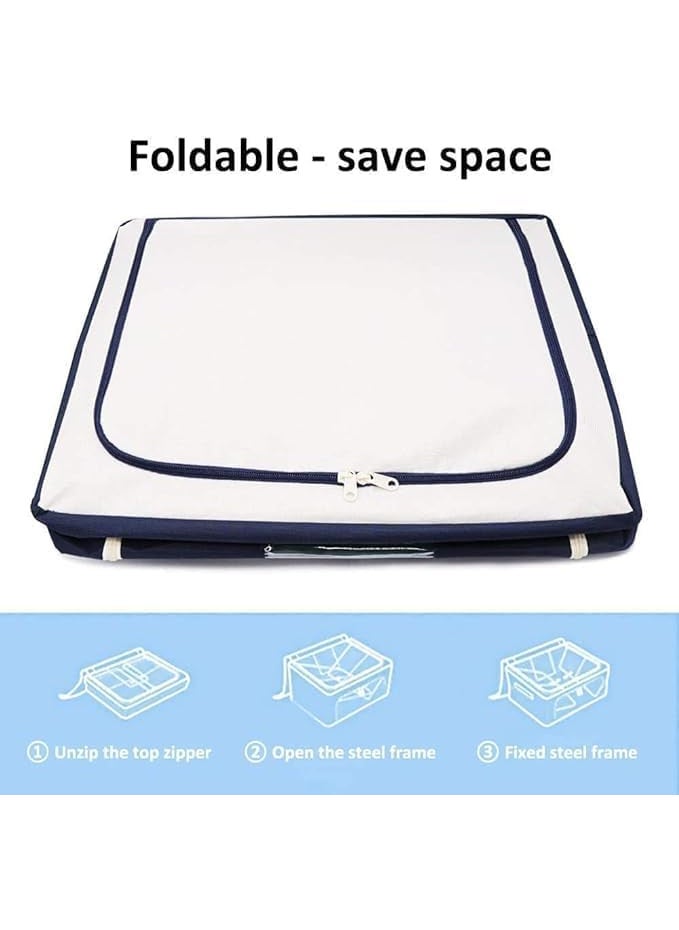 PURCHASE PLUSE PURCHASE PLUSE storage bag storage sack storage pouch storage cube cloth storage bin fabric storage bag zipper storage bag spacesaving storage bag blanket storage bag 66 L  - Image 2