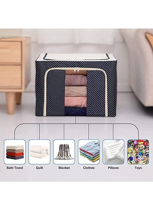 PURCHASE PLUSE PURCHASE PLUSE storage bag storage sack storage pouch storage cube cloth storage bin fabric storage bag zipper storage bag spacesaving storage bag blanket storage bag 66 L  - Image 5