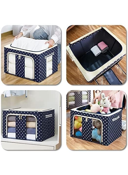 PURCHASE PLUSE PURCHASE PLUSE storage bag storage sack storage pouch storage cube cloth storage bin fabric storage bag zipper storage bag spacesaving storage bag blanket storage bag 66 L  - Image 4