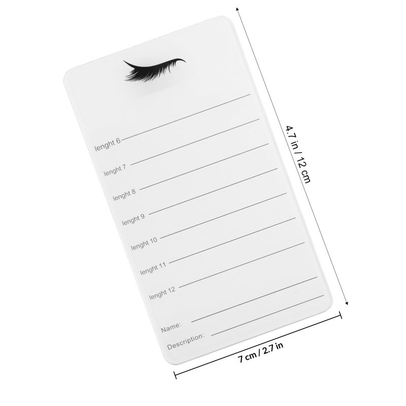 Lash Tray Organizer for Eyelash Extension, Portable and Durable Acrylic Tool - Image 2