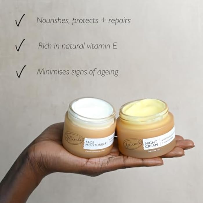 UPCIRCLE Night Cream with Hyaluronic Acid + Niacinamide 1.85oz - Nourishing and Unscented for Sensitive Skin with Anti-Ageing Properties - Vegan + Cruelty-Free - Image 3
