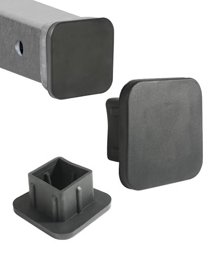 UBOG Hitch CoverCar Accessories Trailer Hitch CoversTow Hitch Covers2 Inch Receiver Hitch CoverRubber Heavy Duty Trailer Hitch Tube Cover PlugSuitable for Most Cars Trucks ATV Black - Image 1