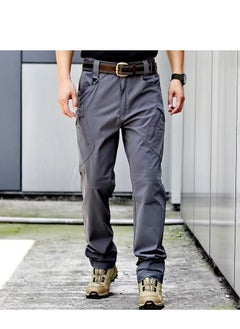 Men Autumn Special Forces Camouflage Pants Overalls Multi-bag Pants