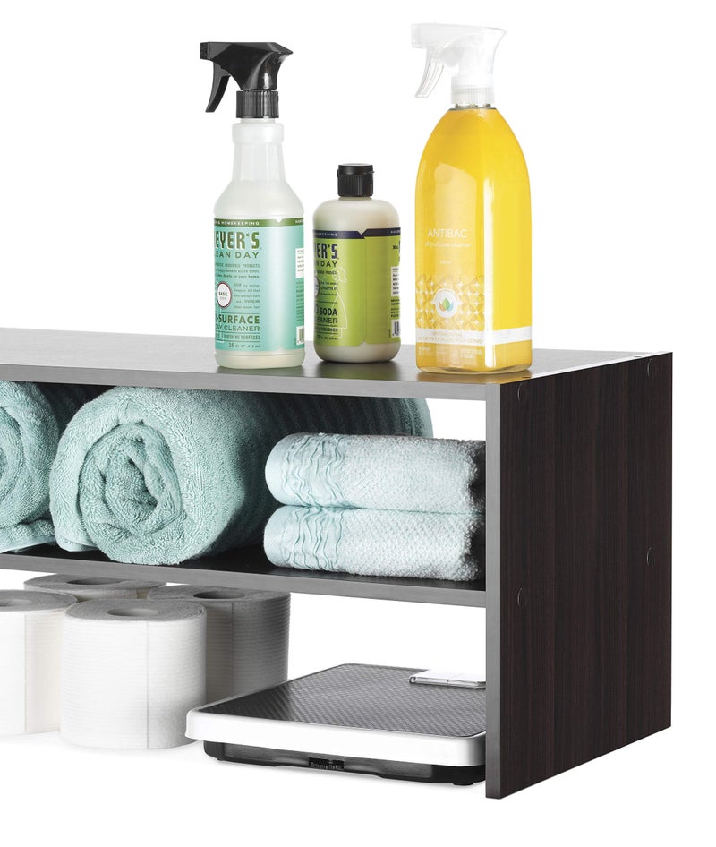 Whitmor Wood Stackable 2-Shelf Shoe Rack, 24 INCH, Espresso - Image 4