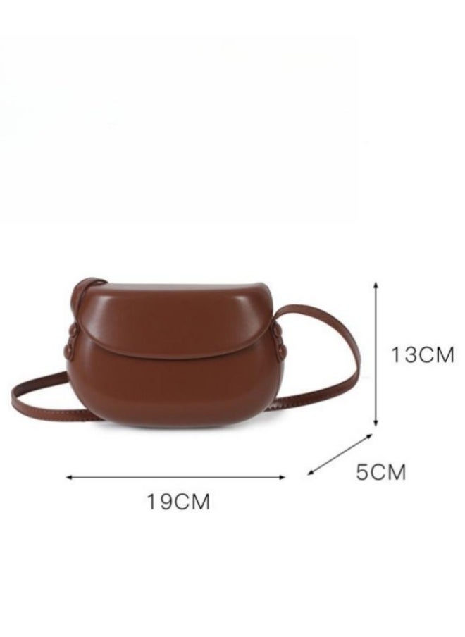 WAOKN - Women's Retro Versatile Shoulder Bag, Ladies Soft Waterproof Mobile Phone Bag Carrying Bag Gift Bag, Girls' PU Leather Crossbody Bag Sling Bag Side Bag Carry Bag - Image 1