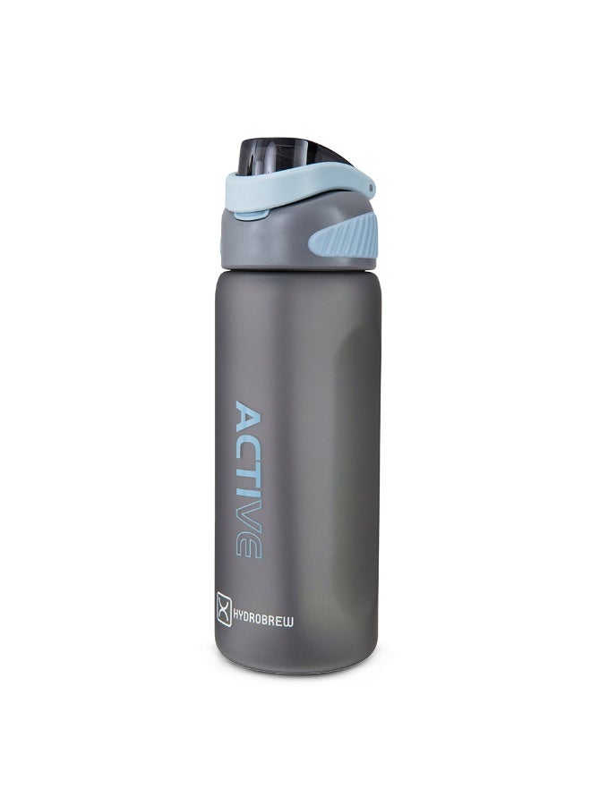 HYDROBREW Sip Switch Tritan Water Bottle 1000ml Leakproof, BPA Free, Straw & Spout Lid- Graphite - Image 1