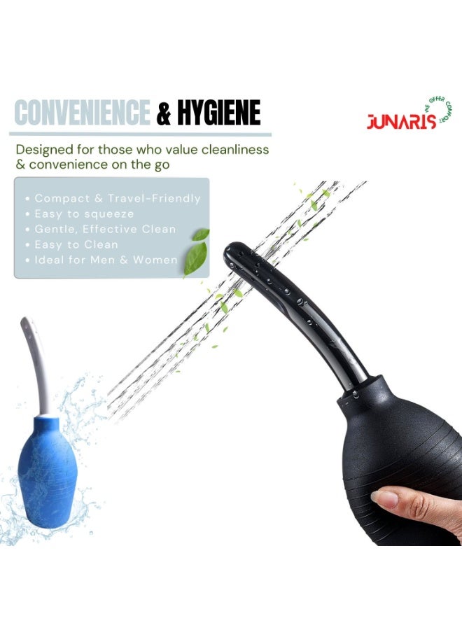 JUNARIS Portable Shower Bidet 300ML | Rinse Portable Shattaf Bidet Travel Personal Hygiene Cleaning Tool - Image 2