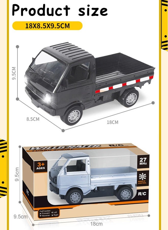Remote Control Car,Children's RC Drift Remote Control Truck,Indoor/outdoor all terrain electric toy car with rechargeable battery and USB, children's gift,Wireless remote control and car model with lights, off-road boy toy car(Black)  - Image 2