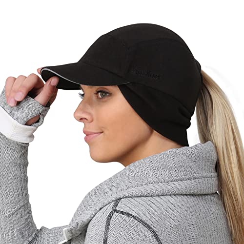 TrailHeads Women's Trailblazer Adventure Ponytail Cap, Black, One Size - Image 1