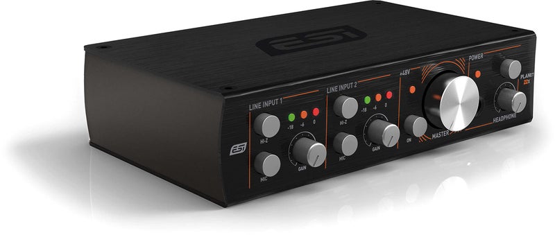 ESI planet 22x Professional Dante audio interface with 2 inputs 2 outputs