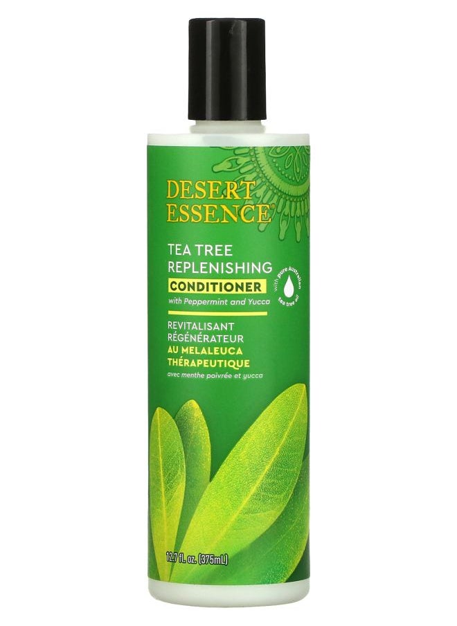 DESERT ESSENCE Tea Tree Replenishing Conditioner 12.7 fl oz (375 ml) 