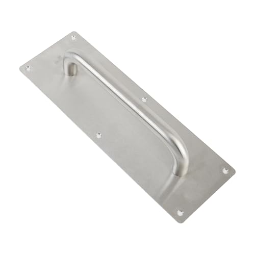 Hettich HPP 1 Stainless Steel Door Handle, Pull Plate Door Handle with Screws, 1 Set (300 x 100 mm Size), for Hotels, Restaurants, or Other Public Places - Image 4