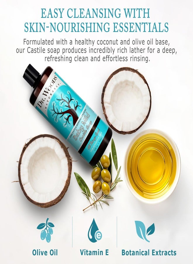 Dr. Woods Unscented Baby Mild Castile Soap with Pump, 32 Ounce - Image 5