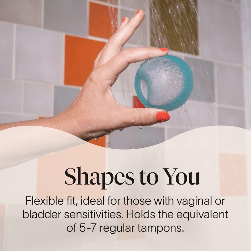 Cora Organic Feminine Care  Reusable Soft Menstrual Disc and Menstrual Cup and 72 Long Bladder Liners Incontinence  Postpartum Pads  Bundle Pack - Image 4