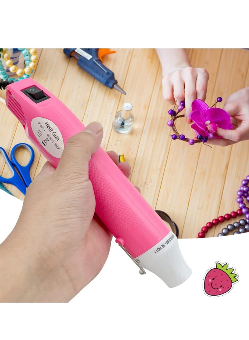 Heat Gun, Mini Hot Air Gun for DIY Crafts Portable Heat Air Gun Tool for Embossing Shrink Wrapping Drying Paint - Image 4