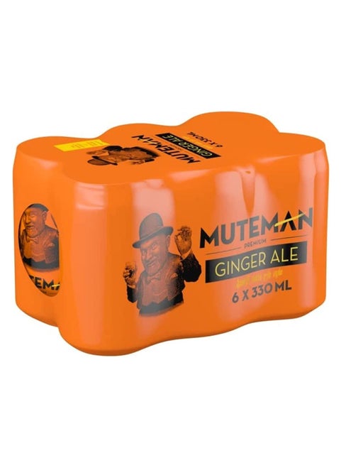 Muteman Ginger Ale 330ml Pack of 6