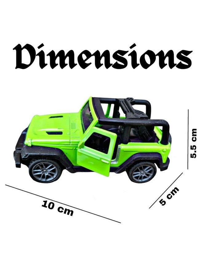 RUHANI Metal Mini Thar Toy Car 1:36 Die-cast Pull Back Model Car with Open The Door for Kids (Color May Vary) - Image 2