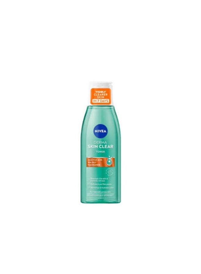 نيفيا تونر نيفيا ديرما سكين كلير (Nivea Derma Skin Clear) المضاد للشوائب، 200 مل - Image 1
