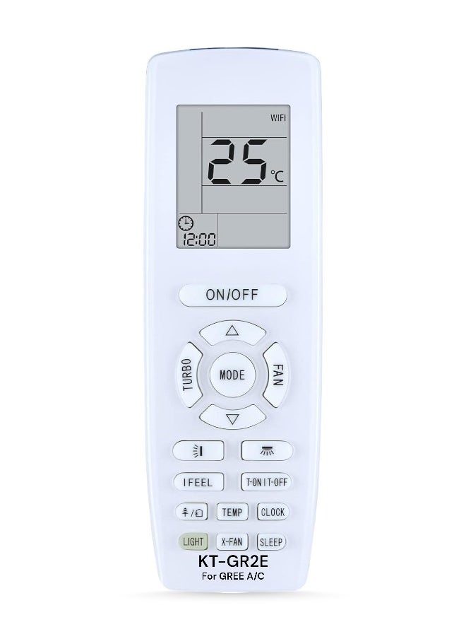 ماركة غير محددة - ريموت مكيف جري كي تي جري 2 لمكيفات جري أيه سي KT-GR2E FOR GREE A/C - Image 1