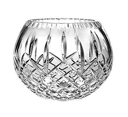 Barski Handmade Crystal - Rose Bowl - 8" D (8 Inches Diameter) - Plaza Design - Made in Europe - Image 2