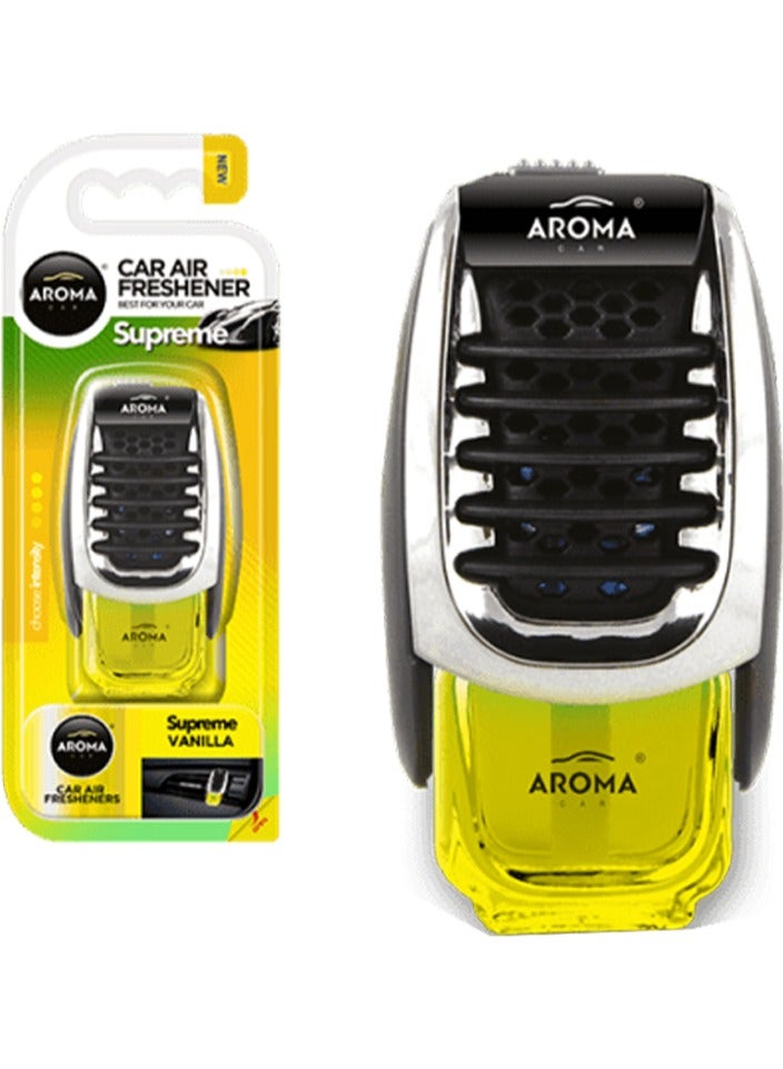 Aroma SUPREME Vanilla Car Freshener High Quality Car Air Vent Air Freshener - Image 1