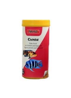 TAIYO Cichlid Flake Fish Food ,100G  - Image 1