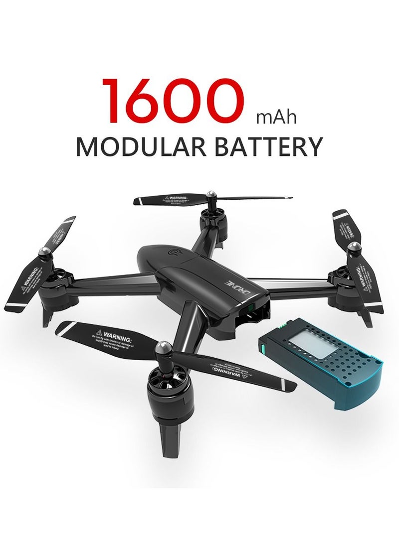 Generic - Generic Drone with 4K HD Camera for Adults Kids WiFi Live Video FPV Drones RC Quadcopters for Beginners, Gesture Control, Gravity Sensor Altitude Hold 3D Flip Custom Route One Key Backward - Image 1