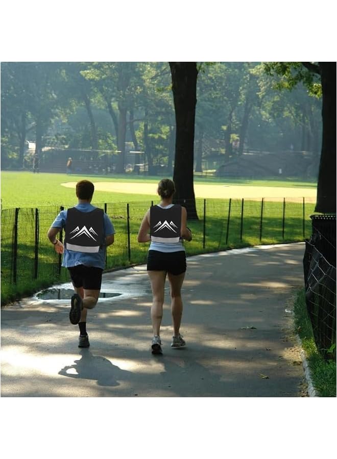 PROMASS Hydration Pack Backpack, Multi Pocket Design Running Vest with 470ML Water Bag, Breathable Lightweight Hydration Vest, Reflective Sports Chest Pack for Hiking, Trail, Cycling Race, Marathon, Black - Image 2