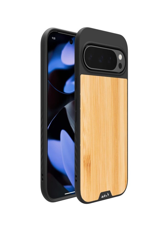 Mous for Google Pixel 9 Pro Case MagSafe Compatible - Limitless 5.0 - Bamboo - Protective Pixel 9 Pro Case - Shockproof Phone Cover - Image 1