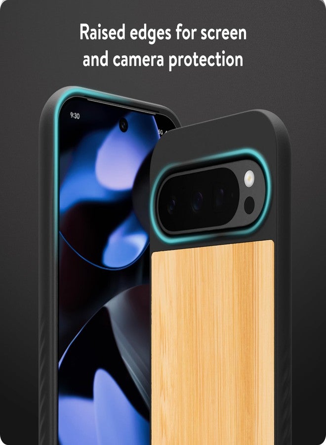 Mous for Google Pixel 9 Pro Case MagSafe Compatible - Limitless 5.0 - Bamboo - Protective Pixel 9 Pro Case - Shockproof Phone Cover - Image 4