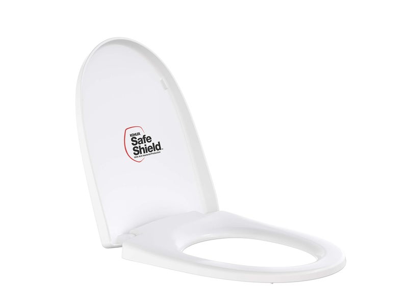 Kohler Odeon 8827IN-2-0 Quiet-Close Plastic Toilet Seat (White, 1 Piece) - Image 1