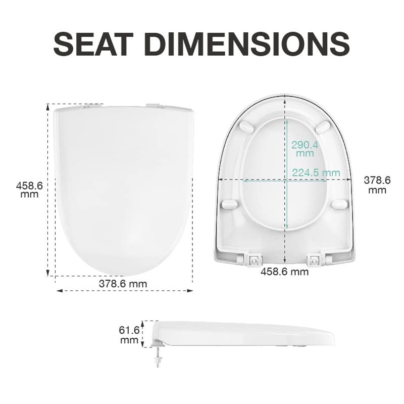 Kohler Odeon 8827IN-2-0 Quiet-Close Plastic Toilet Seat (White, 1 Piece) - Image 2