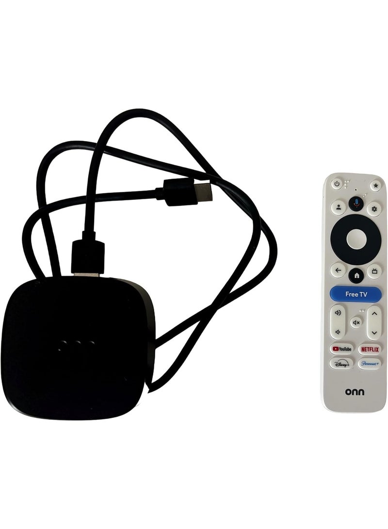 Onn 4K Plus Streaming Device with Google TV – 16GB Storage, 2GB RAM, Wi-Fi 6, Dolby Vision & Atmos, Voice Remote - Image 3