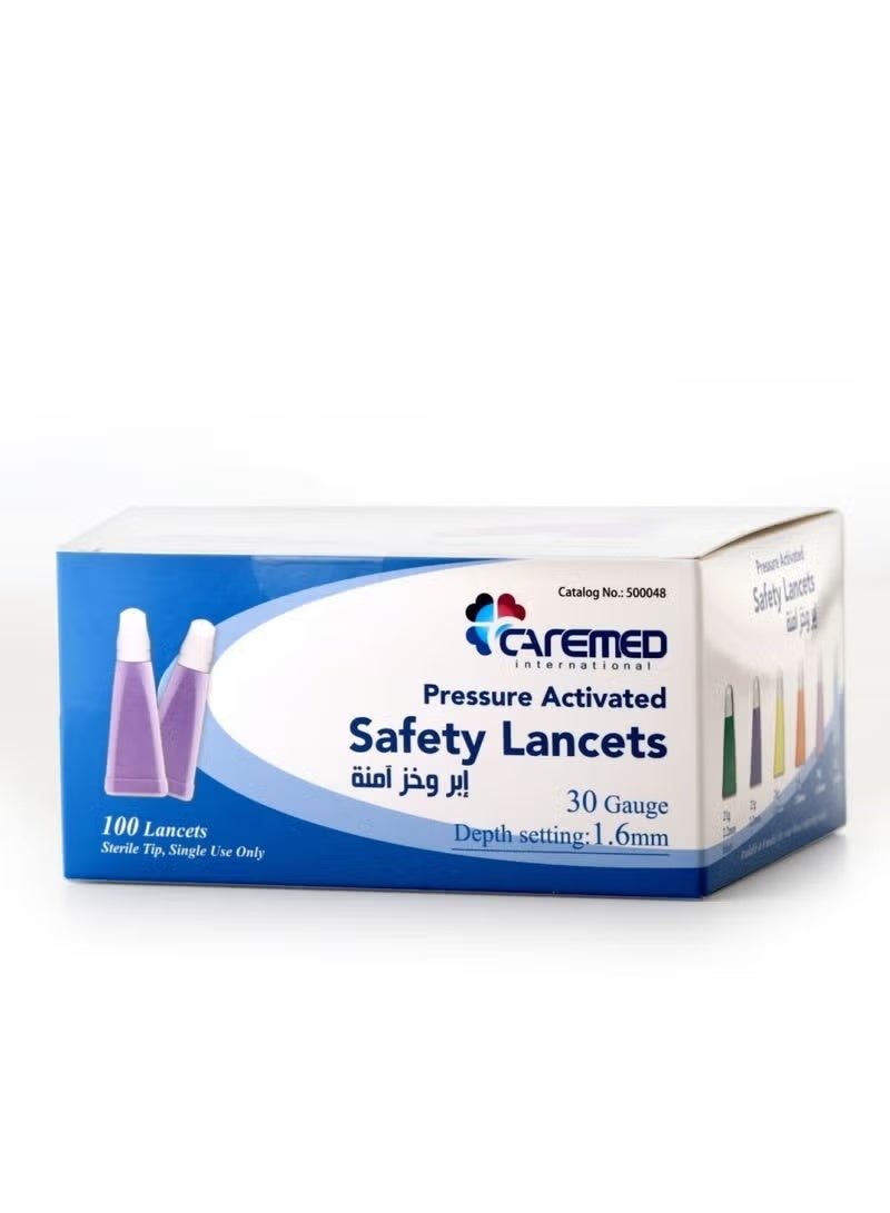 CAREMED Safe and sterile 1.6 mm single-use painless needles, 100 pieces - Image 1