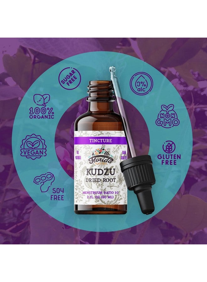 FLORIDA HERBS مستخلص كودزو لتنظيف الكبد ديتوكس مكمل عضوي من جذر كودزو نبات طبيعي لصحة القلب تخفيف الالتهابات مستخلص جذر كودزو مكمل غير كحولي مصنوع في الولايات المتحدة 2 أونصة - Image 5